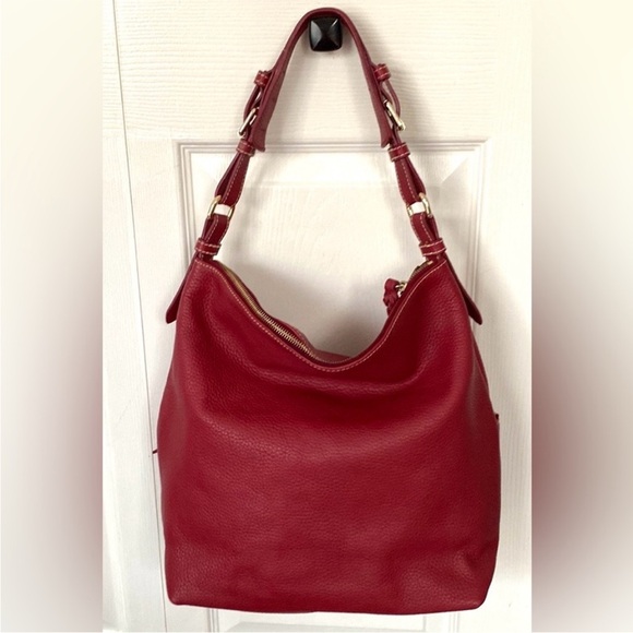 Dooney & Bourke Dillan Large Shoulder Bag Red - Picture 3 of 16